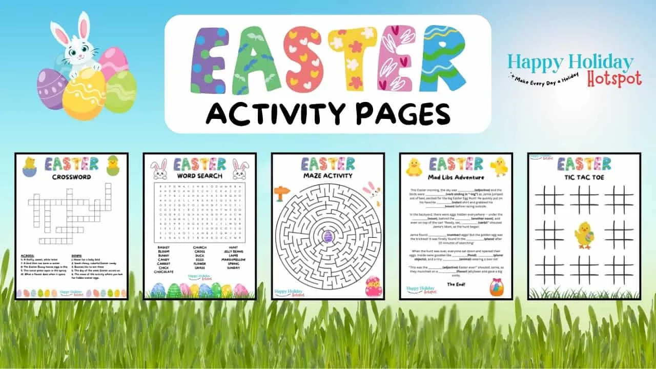 Easter Activity pages