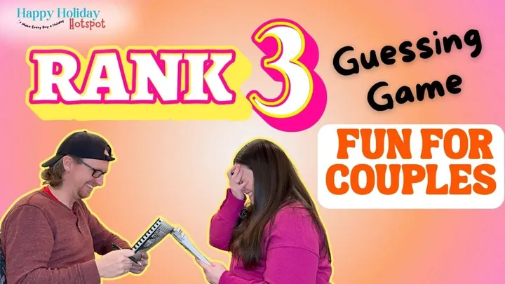 rank 3 couples guessing game