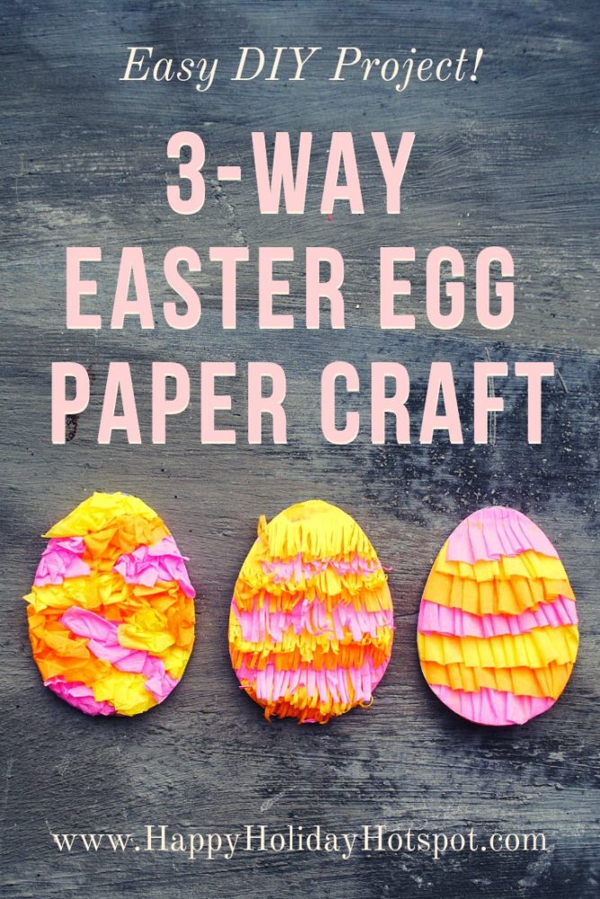 easter egg paper craft