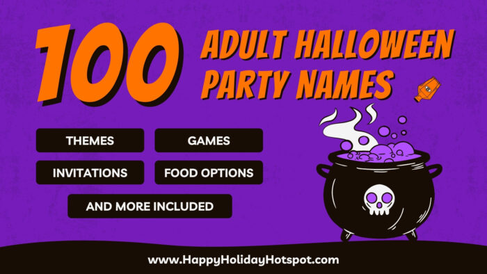 adult halloween party names