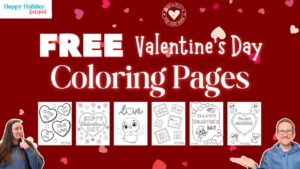 free valentine coloring pages