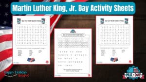 FREE MLK Activity Sheets